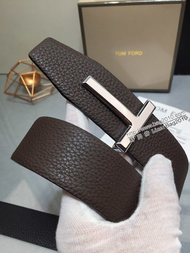 TOM FORD商務男士皮帶 湯姆福特雙面小牛皮腰帶  jjp1871